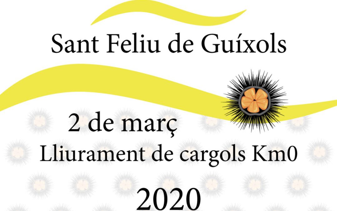 ENTREGA DE PLAQUES SLOW FOOD –KM0 2020, 2 de març a Sant Feliu de Guíxols